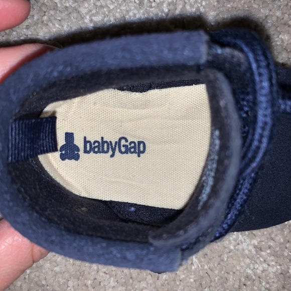 NWOT Baby Gap Blue Fringe Moccasins - Picture 4 of 4